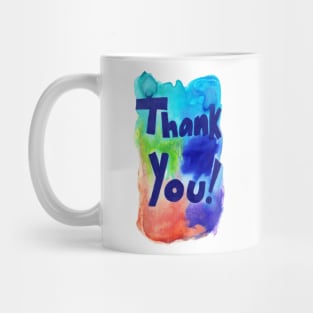 Thank You Watercolor Mug